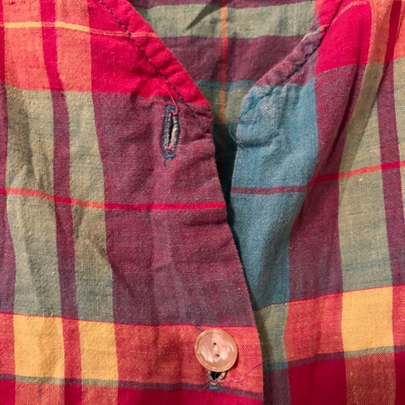 Vintage plaid summer dress - Picture 5 of 6